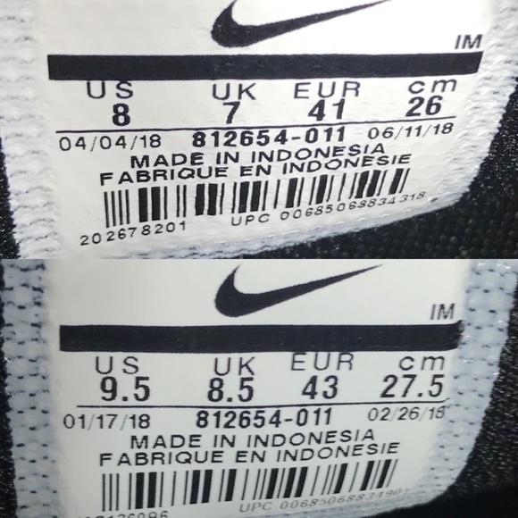 NEW Nike Tanjun Black White - Picture 7 of 7